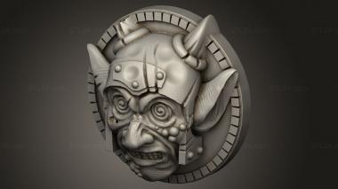 Mask (Nurgoblin stun, MS_1080) 3D models for cnc