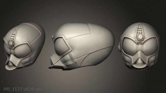 Mask (MS_1127) 3D models for cnc