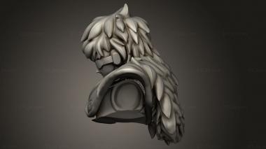 Mask (Sekai Jeice Sekei Hair, MS_1148) 3D models for cnc