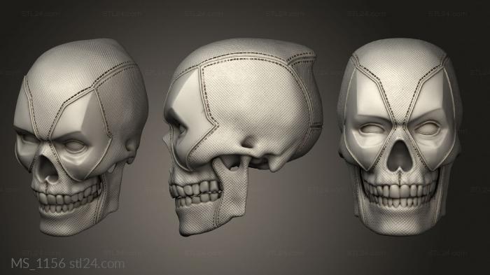 Mask (MS_1156) 3D models for cnc