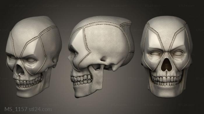 Mask (MS_1157) 3D models for cnc