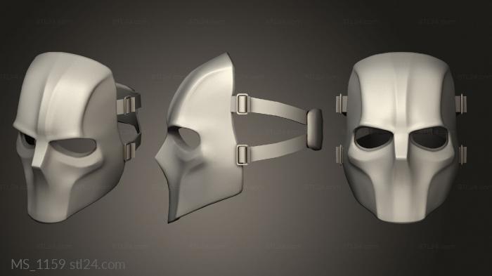 Mask (MS_1159) 3D models for cnc