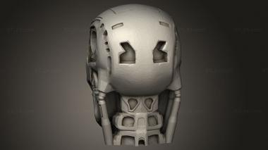 Mask (Terminator, MS_1180) 3D models for cnc