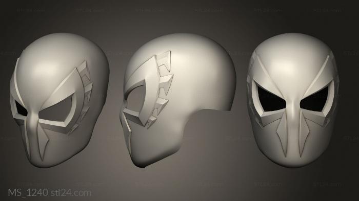 Mask (MS_1240) 3D models for cnc