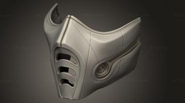 Mask (Sub Zero Mask, MS_1243) 3D models for cnc