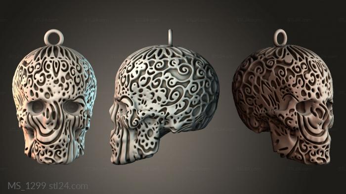 Mask (MS_1299) 3D models for cnc