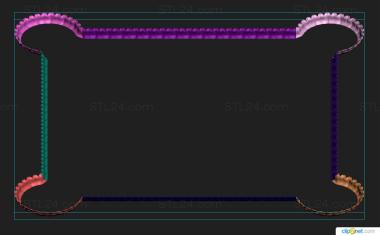 Church furniture (Carved lid on the throne, MBC_0055) 3D models for cnc