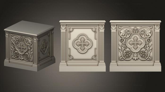 Church furniture (Option 2 MBC 0030, MBC_0066) 3D models for cnc