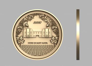 Medals (Company logo, MD_0056) 3D models for cnc