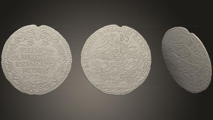 Coins (Beautiful coin of Venice 1761, MN_0016) 3D models for cnc