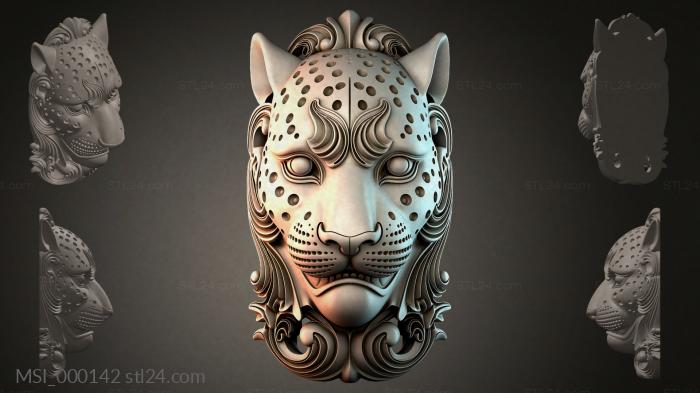 Маски тематические (MSI_000142) 3D модель для ЧПУ станка