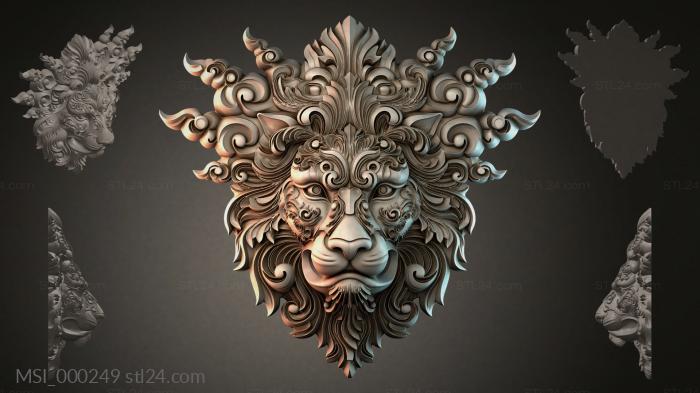 Маски тематические (MSI_000249) 3D модель для ЧПУ станка