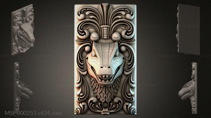 Маски тематические (MSI_000253) 3D модель для ЧПУ станка