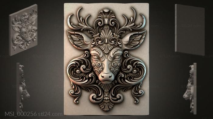 Маски тематические (MSI_000256) 3D модель для ЧПУ станка