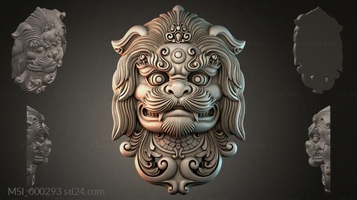 Маски тематические (MSI_000293) 3D модель для ЧПУ станка