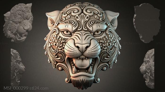Маски тематические (MSI_000299) 3D модель для ЧПУ станка
