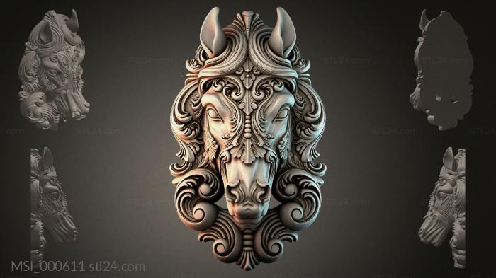 Маски тематические (MSI_000611) 3D модель для ЧПУ станка