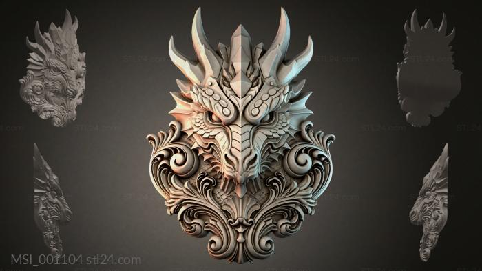 Маски тематические (MSI_001104) 3D модель для ЧПУ станка