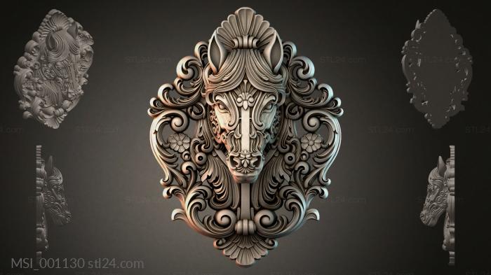 Маски тематические (MSI_001130) 3D модель для ЧПУ станка