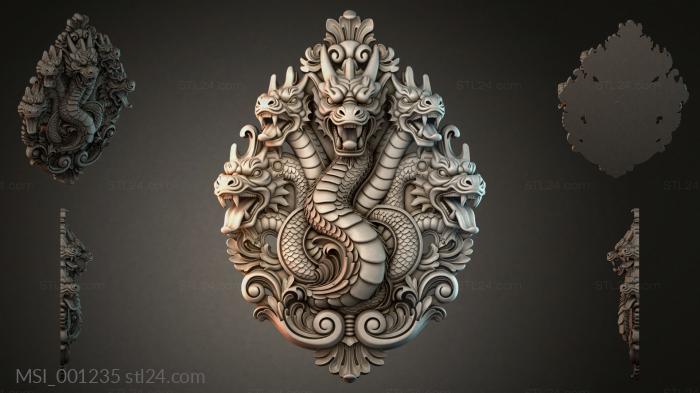 Маски тематические (MSI_001235) 3D модель для ЧПУ станка