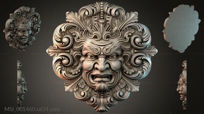 Маски тематические (MSI_001460) 3D модель для ЧПУ станка