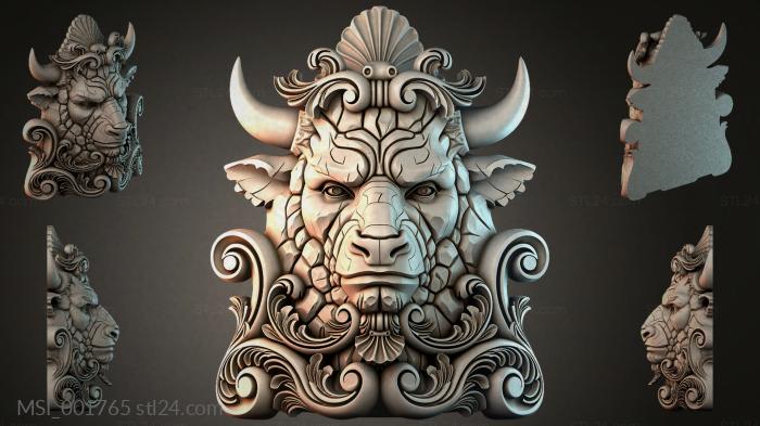 Маски тематические (MSI_001765) 3D модель для ЧПУ станка
