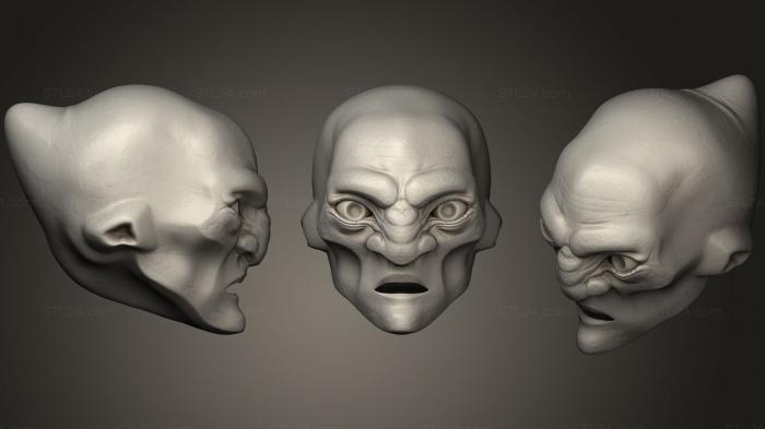 Ghost Face Highpoly Printable