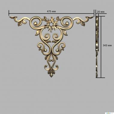 Symmetrycal onlays (, NKS_1224) 3D models for cnc