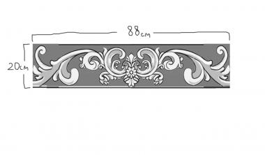 Symmetrycal onlays (The decor is horizontal, NKS_1312) 3D models for cnc