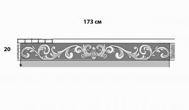 Symmetrycal onlays (The decor is horizontal, NKS_1313) 3D models for cnc