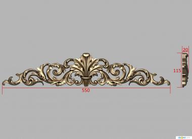 Symmetrycal onlays (Crown, NKS_1341) 3D models for cnc