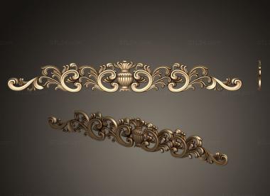 Symmetrycal onlays (Decorative crown, NKS_1348) 3D models for cnc