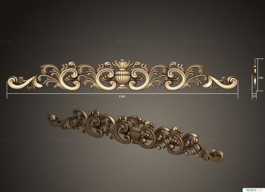 Symmetrycal onlays (Decorative crown, NKS_1348) 3D models for cnc