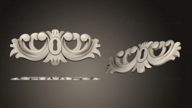 Symmetrycal onlays (The decor is horizontal, NKS_1365) 3D models for cnc