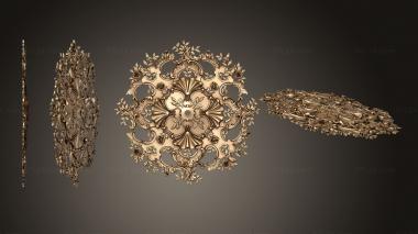 Symmetrycal onlays (The ceiling decor is exquisite, NKS_1373) 3D models for cnc