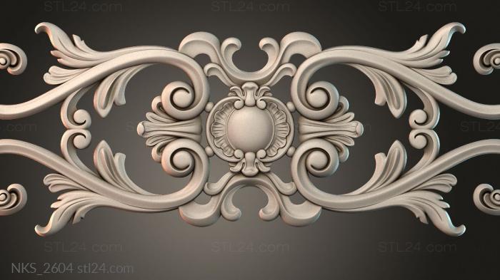 Symmetrycal onlays (NKS_2604) 3D models for cnc