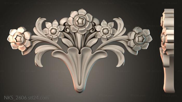 Symmetrycal onlays (NKS_2606) 3D models for cnc