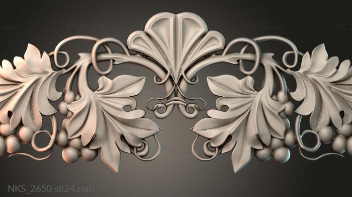 Symmetrycal onlays (NKS_2650) 3D models for cnc