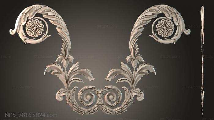 Symmetrycal onlays (NKS_2816) 3D models for cnc