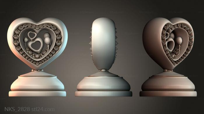 Symmetrycal onlays (NKS_2828) 3D models for cnc