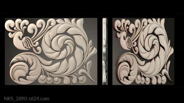 Symmetrycal onlays (NKS_2890) 3D models for cnc