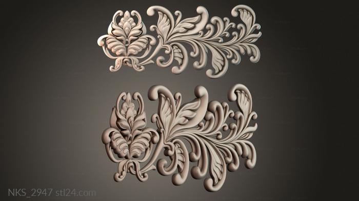 Symmetrycal onlays (NKS_2947) 3D models for cnc