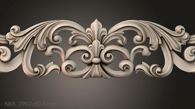 Symmetrycal onlays (NKS_2992) 3D models for cnc