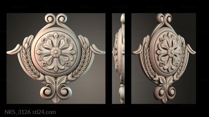Symmetrycal onlays (NKS_3126) 3D models for cnc