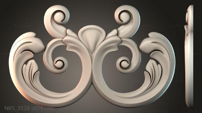 Symmetrycal onlays (NKS_3128) 3D models for cnc