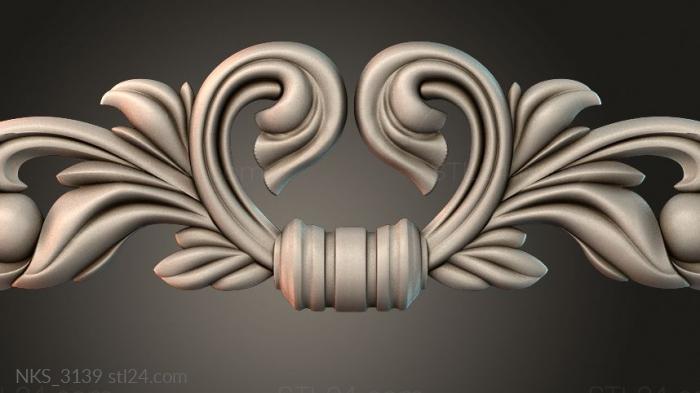 Symmetrycal onlays (NKS_3139) 3D models for cnc