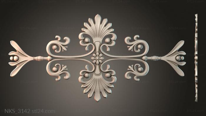 Symmetrycal onlays (NKS_3142) 3D models for cnc