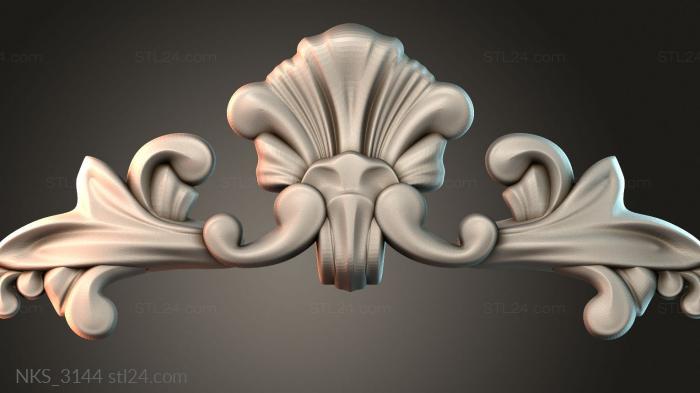 Symmetrycal onlays (NKS_3144) 3D models for cnc