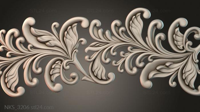 Symmetrycal onlays (NKS_3206) 3D models for cnc