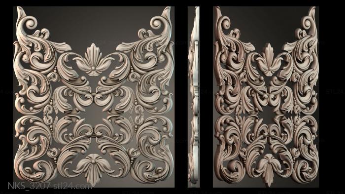 Symmetrycal onlays (NKS_3207) 3D models for cnc